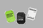 Glued Poster Mockup, an Advertising Mockup by Bartama Graphic (Thumbnail 2 of 4)