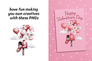 Valentine’s Day Clipart Bundle, a Seasonal Illustration by InkyQueenArt (Thumbnail 3 of 5)