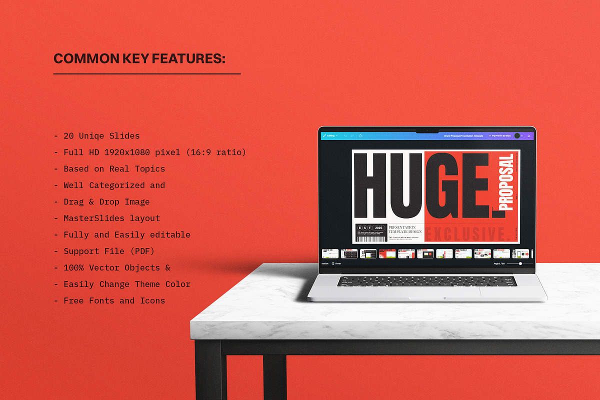 4-in-1 Business Presentation Bundle, a Presentation Template by ArtisanaAura (Photo 3 of 23)