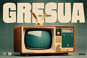 Gresua - Organic Bold Fonts, a Sans Serif Font by Konstantine Studio (Thumbnail 1 of 9)