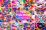 Pride Month Background, a Background Graphic by Forhadx5 (Thumbnail 1 of 12)