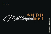 Karl Geoff, a Script Font by Masanis (Thumbnail 6 of 14)