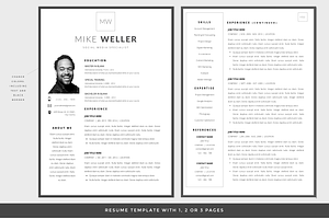 Resume Template WORD Classic CV