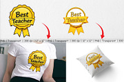 Award Ribbon Clipart, a Graphic by Artnoy (Thumbnail 3 of 5)