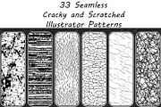 Cracky  Grunge  Illustrator Patterns, a Palette Add-On by Kseniya-Omega (Thumbnail 1 of 8)