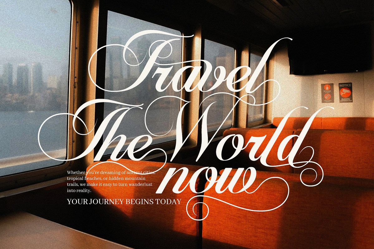 Meriska Elegant Wedding Script Font, a Script Font by Graphicxell (Photo 4 of 8)