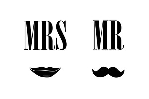 Mrs And Mr Symbols