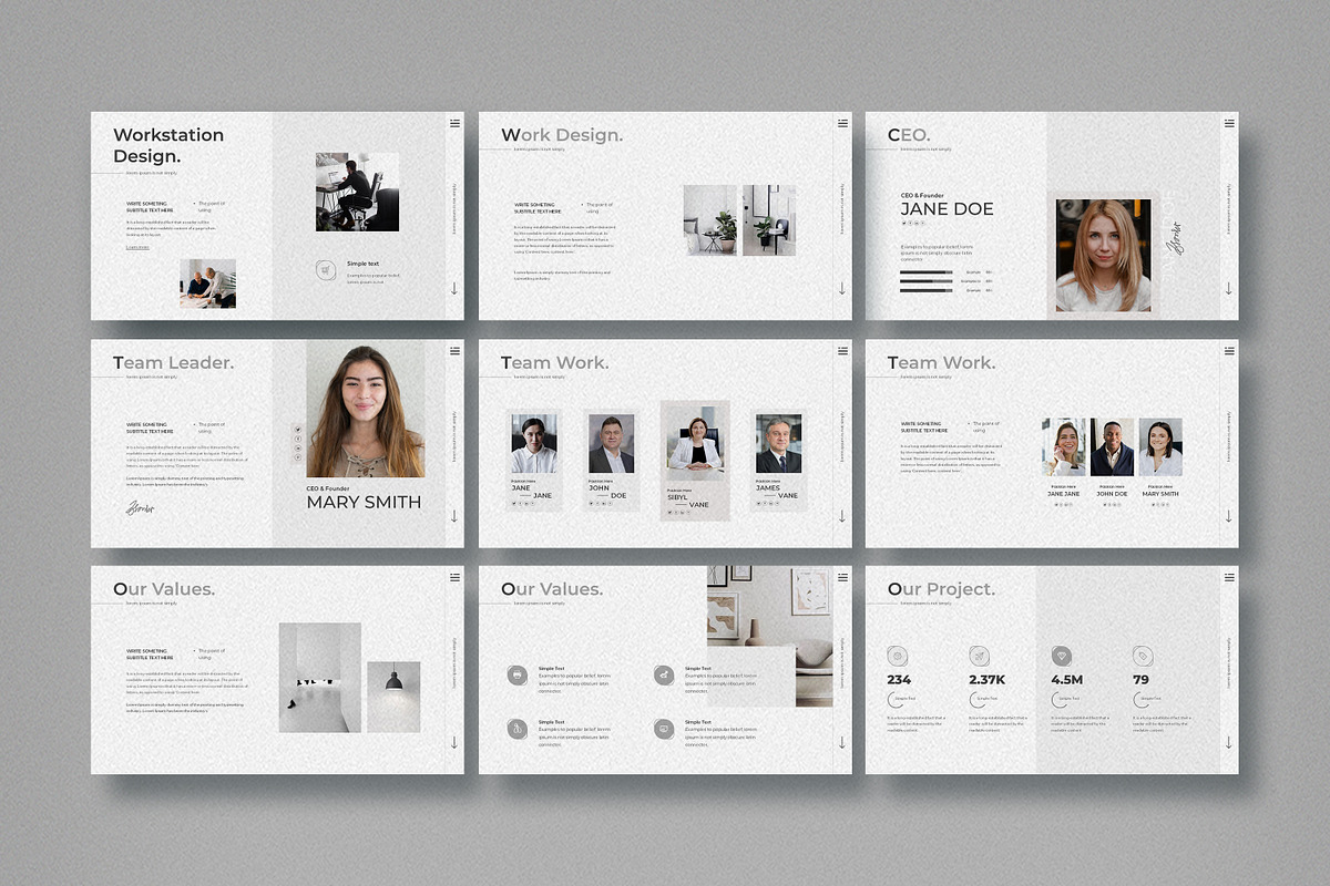 Minimal Presentation Template, a Presentation Template by Studio Temply (Photo 19 of 28)