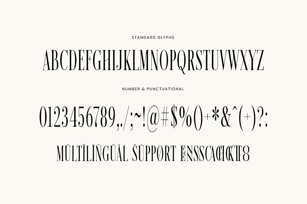 Hainnan Elegant Ligature Serif Font, a Serif Font by Graphicxell (Photo 6 of 7)