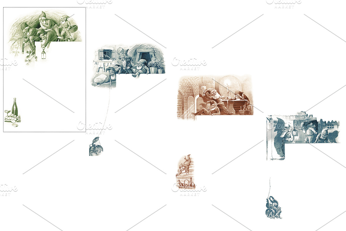 Vintage Restaurant & Tavern Graphics, a Food Illustration by Blue Line Design (Photo 10 of 16)