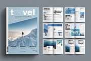 Winter Travel & Vacation Magazine, a Magazine Template by E-Type (Thumbnail 1 of 7)