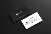 2 in 1 Minimal Business Card, a Business Card Template by Creative_Arts (Thumbnail 2 of 4)