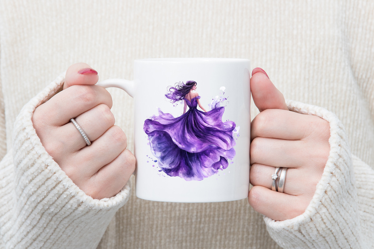 Watercolor Magical Fairy Garden Clip, an Illustration by designcity5 (Photo 5 of 5)