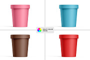 Ice Cream Tub Mockup, a Packaging Mockup by RamStudio2 (Thumbnail 13 of 14)