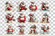 Summer Christmas Clipart, an Illustration by Nicolle's Colorful Art (Thumbnail 6 of 7)