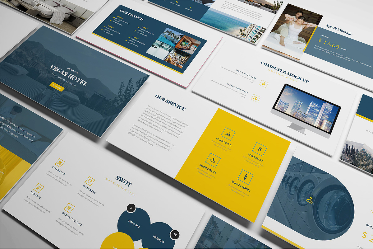 Hotel Vegas Google Slides Template, a Presentation Template by Incools Stokie (Photo 6 of 10)