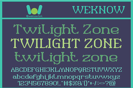 Twilight Zone font