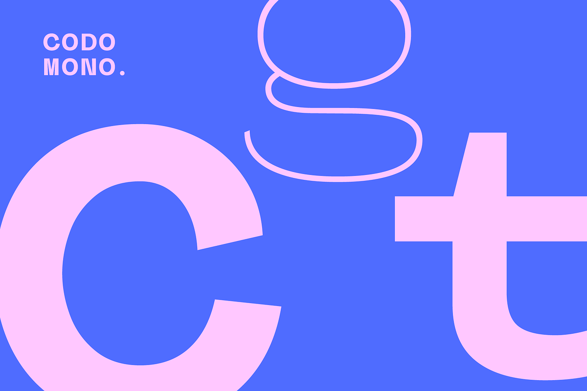Codo Mono Variable Monospace, a Sans Serif Font by Colt Type Co (Photo 5 of 6)