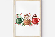 Let It Snow Christmas Coffee Png, an Illustration by DreamArtGraphic (Thumbnail 4 of 5)