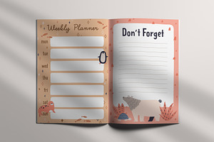 Planner And Diary Page Templates Set