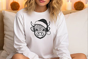 Highland Cow svg Bundle, a Seasonal Illustration by Libby Wishes (Thumbnail 3 of 5)