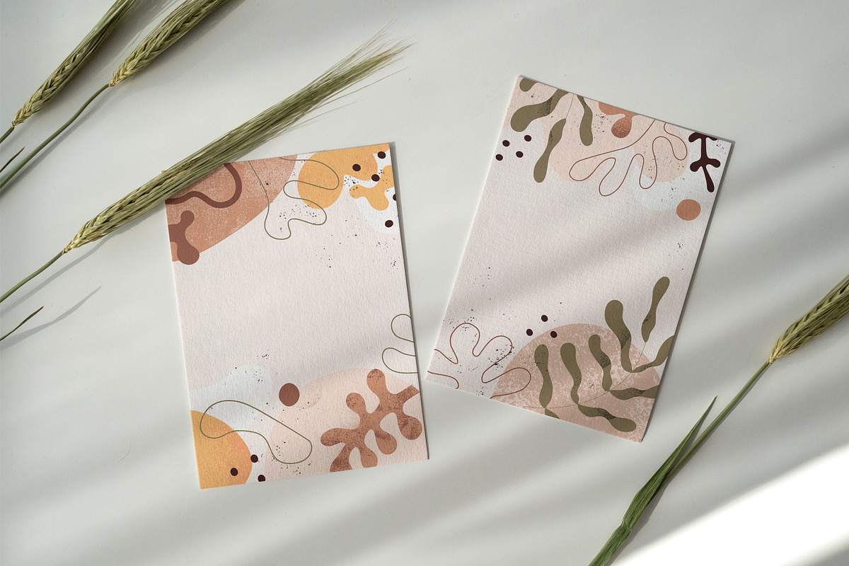 Abstract shapes cards, backgrounds, a Decorative Illustration by Good Studio (Photo 10 of 13)