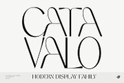 Catavalo - Modern display family, a Font by creativemedialab (Thumbnail 1 of 23)