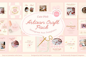 Artisan Instagram Post Templates