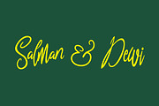 pat judge font, a Script Font by Aksa & Nusa Co. (Thumbnail 4 of 6)