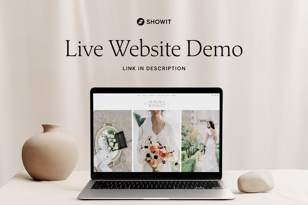 Showit Website Template Photographer, a Websites & App Template by The Soft Voice (Photo 5 of 9)