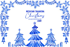 Mexican Talavera Holiday Clipart