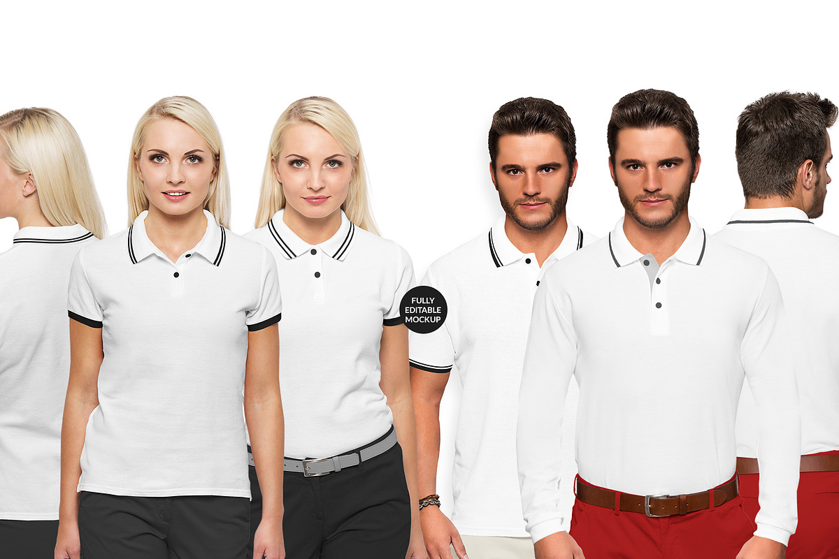 POLO SHIRT BUNDLE 29xMock-ups + DEMO, a Books & Magazine Mockup by Apparel_Mockups (Photo 7 of 29)