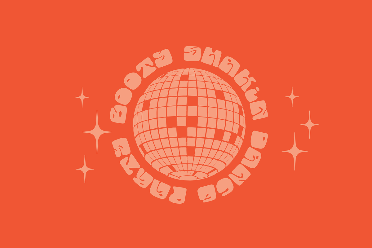 Maybel: A disco-worthy display font, a Handwritten Font by Two Toes Creative (Photo 3 of 4)