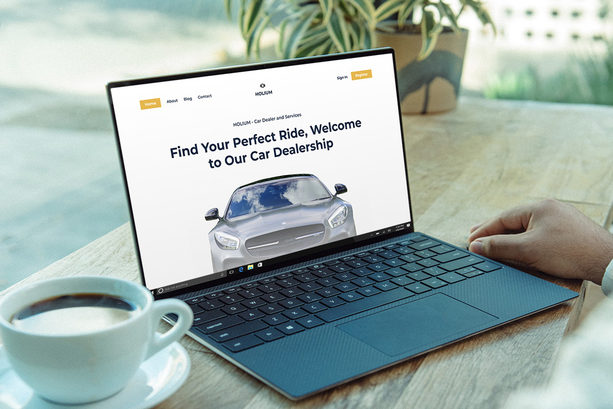 HOLIUM - Car Dealer and Services Lan, an UI Kit Template by ENATIVE (Photo 4 of 4)