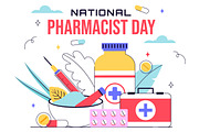 10 Pharmacists Day Illustration, a Healthcare Illustration by denayunebgt (Thumbnail 4 of 4)