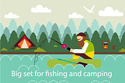 Big set for fishing and camping., an Icon by moto_cat (Thumbnail 3 of 4)