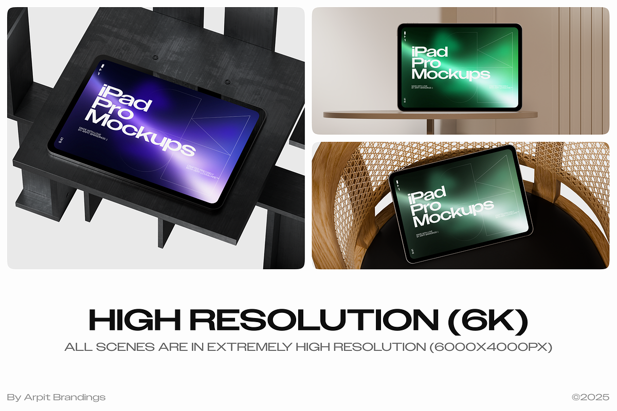 Branding Mockups - iPad Pro, an iPad Mockup by Arpit Brandings (Photo 4 of 6)
