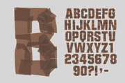 Brown Tape Font, a Font by Handmadefont (Thumbnail 2 of 9)