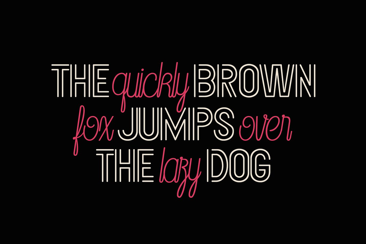 Texar - Modern Script, a Script Font by Luna Shop (Photo 6 of 6)