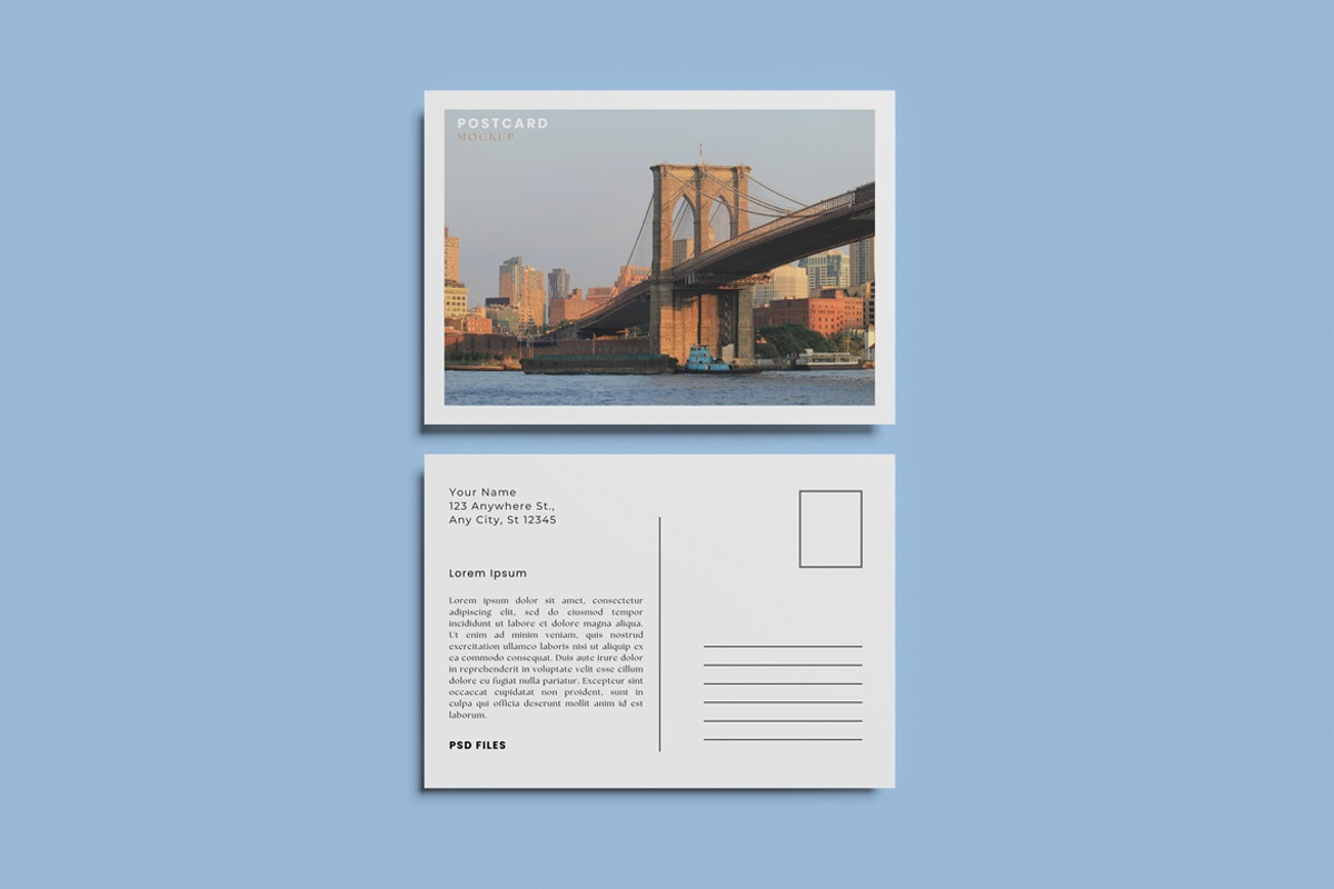 A6 Postcard Mockup, an Advertising Mockup by AndikaGraphic (Photo 5 of 8)