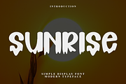 Sunrise, a Serif Font by FreshTypeINK (Thumbnail 1 of 8)