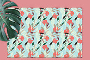 20JPG/EPS Tropical floral pattern, a Pattern Graphic by Theraphosath (Thumbnail 30 of 30)