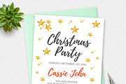 Christmas Party Invitation Card, an Invitation Template by graphicforest (Thumbnail 1 of 2)