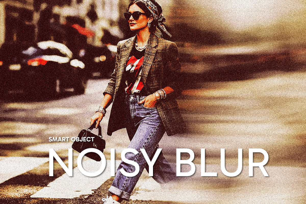 Noisy Blur Photo Effect, a Layer Style Add-On by studiogstock (Photo 1 of 2)