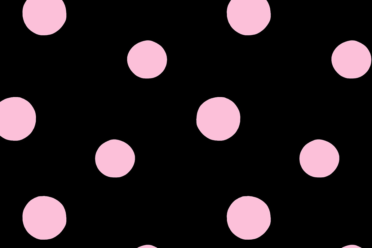 Polka Dot Pink on Black Seamless, a Pattern Graphic by Sharon Schwalbe (Photo 4 of 5)