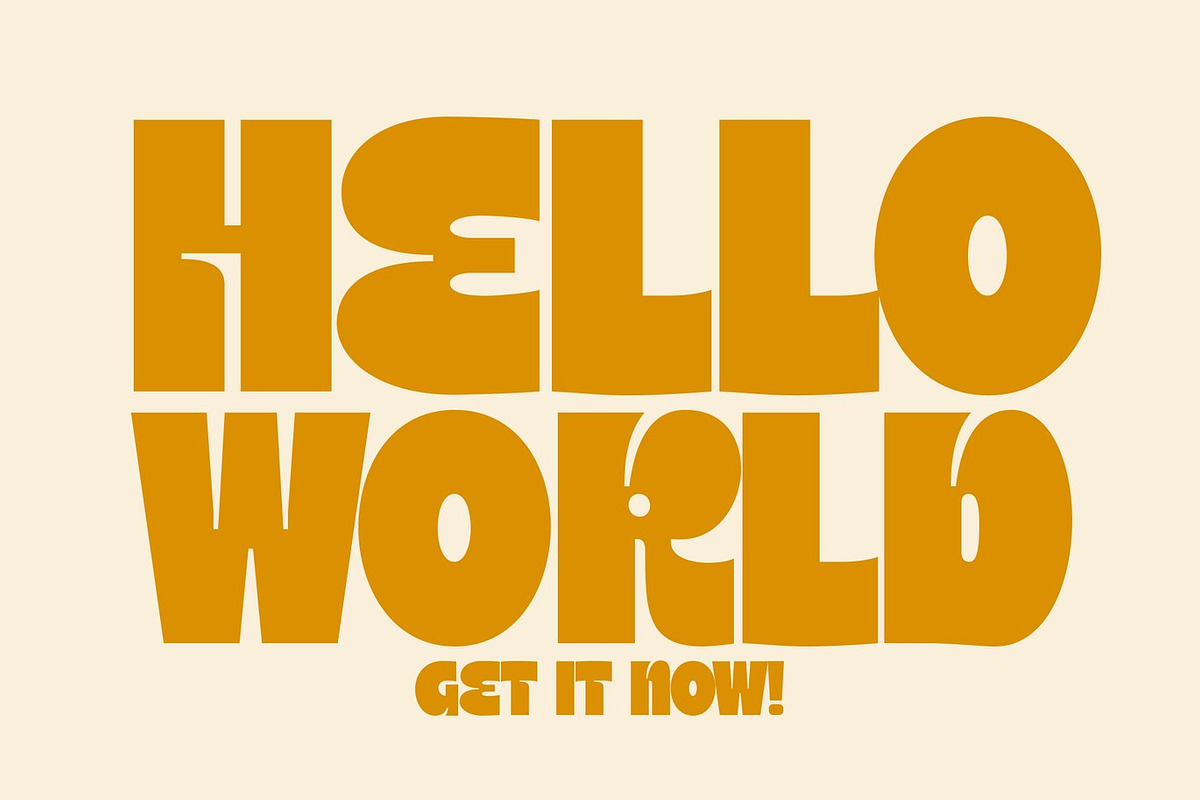 Gilroy - Retro Display Font, a Sans Serif Font by Luna Shop (Photo 4 of 9)