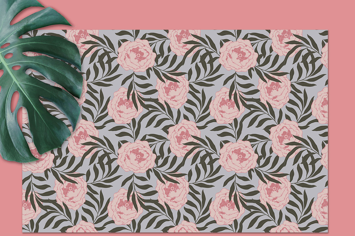 20JPG/EPS Tropical floral pattern, a Pattern Graphic by Theraphosath (Photo 28 of 30)