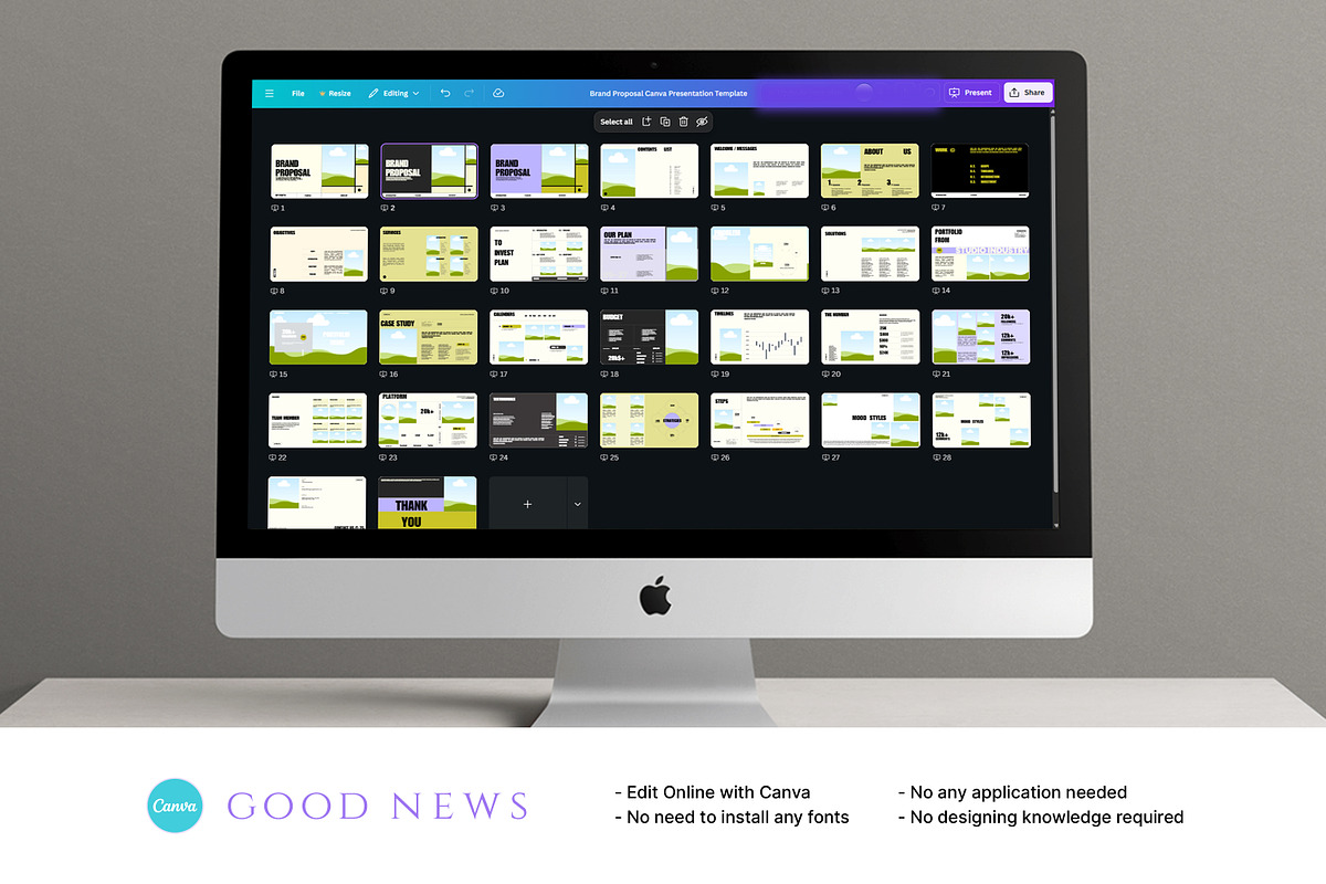 Brand Strategy Presentation Template preview 7