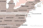 Detailed World Map 60x40 max - jpeg, a Work Illustration by Plums Pixel Love (Thumbnail 3 of 11)