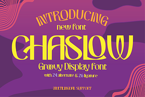 CHASLOW Groovy Retro Font